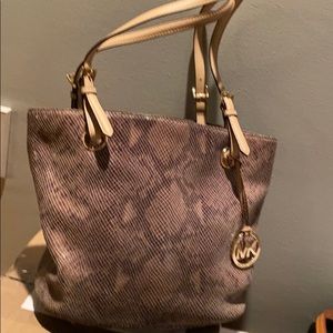 Michael Kors snakeskin bag